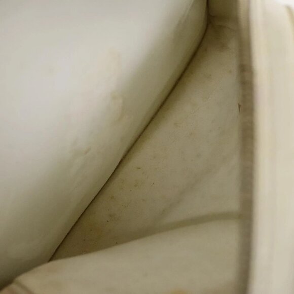 GUCCI Bamboo Body Bag Patent leather White Gold 003 3444 0127 Auth 137949 - Picture 12 of 15